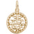 Happiness Symbol Charm in Yellow Gold Plated