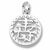 Happiness Symbol charm in 14K White Gold hide-image