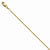 14K Yellow Gold Octagonal Sparkle Box, 20 inch x 1mm, Jewelry Chains and Necklace