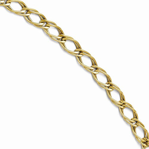 14K Yellow Gold Fancy Link Bracelet