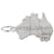 Australia Charm In Sterling Silver