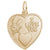 I Love You Charm in Yellow Gold Plated