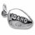 Idaho Potato charm in 14K White Gold hide-image