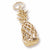 Pineapple Charm in 10k Yellow Gold hide-image