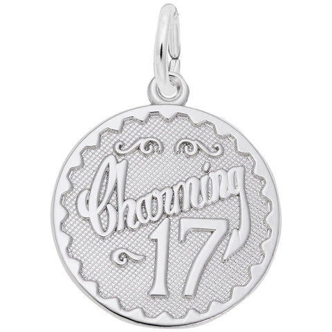 Charming 17 Charm In Sterling Silver