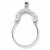 Charmholder in 14K White Gold