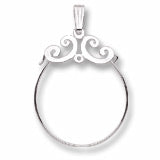 Charmholder in 14K White Gold