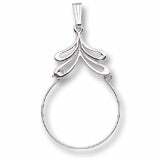Charmholder in 14K White Gold
