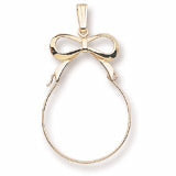 Ribbon Charmholder in Yellow Gold Plated hide-image