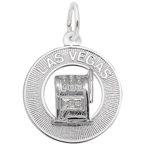 Las Vegas Charm In Sterling Silver