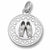 Babyshoe charm in 14K White Gold hide-image