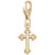 Cross Charm In Yellow Gold