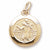 St Christopher charm in Yellow Gold Plated hide-image