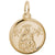 Madonna And Child Charm in Yellow Gold Plated