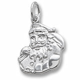 Santa charm in Sterling Silver hide-image