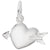 Heart Charm In Sterling Silver