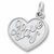 I Love You charm in Sterling Silver hide-image