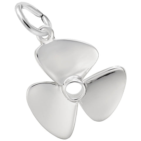 Propeller Charm In Sterling Silver