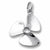 Propeller charm in Sterling Silver hide-image