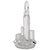 I.D.S. Ctr Minneapolis Charm In 14K White Gold