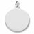 Disc charm in 14K White Gold hide-image
