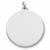 Disc charm in Sterling Silver hide-image