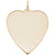 Heart Charm In Yellow Gold