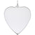 Heart Charm In 14K White Gold