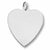 Heart charm in Sterling Silver hide-image