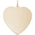 Heart Charm in Yellow Gold Plated