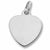 Heart charm in Sterling Silver hide-image