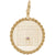 8339-Calendar Charm In Yellow Gold