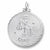 Libra charm in 14K White Gold hide-image