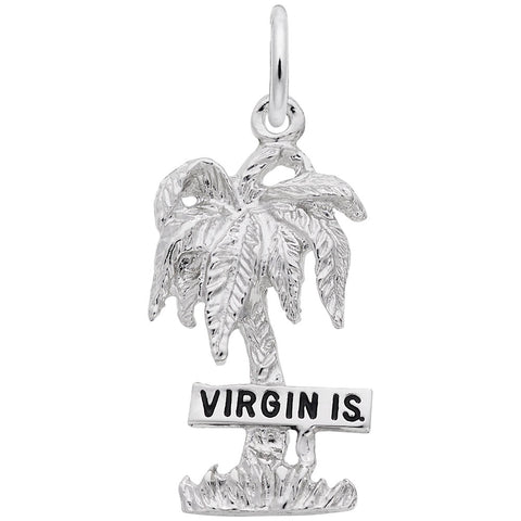 Virgin Islands Charm In 14K White Gold