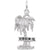 Virgin Islands Charm In Sterling Silver