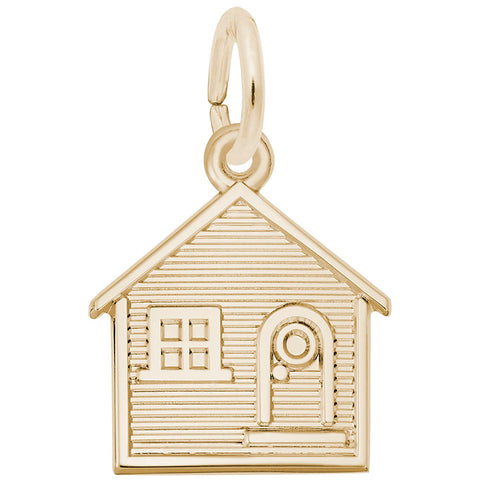 House Charm in Yellow Gold Plated