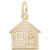 House Charm in Yellow Gold Plated