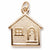 House charm in Yellow Gold Plated hide-image