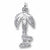 Hawaii Palm charm in 14K White Gold hide-image