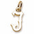 Initial J charm in Yellow Gold Plated hide-image