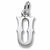 Initial U charm in Sterling Silver hide-image