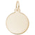 Disc Charm in Yellow Gold Plated