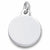 Disc charm in 14K White Gold hide-image