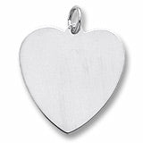 Heart charm in Sterling Silver hide-image