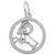 Aries Charm In Sterling Silver