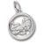 Leo charm in 14K White Gold hide-image