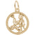 Virgo Charm in Yellow Gold Plated