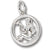 Virgo charm in 14K White Gold hide-image