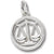 Libra charm in 14K White Gold hide-image