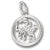 Scorpio charm in 14K White Gold hide-image